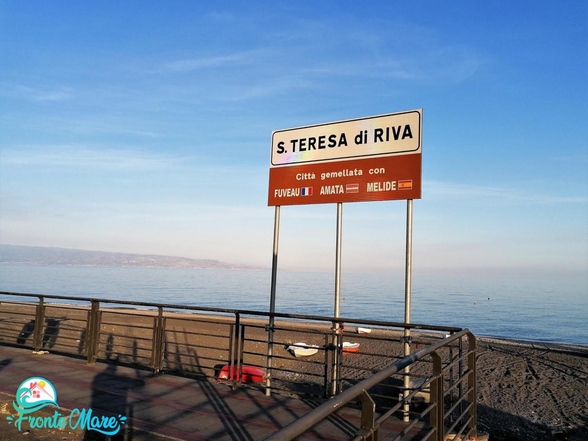 산타 테레사 디 리바 Casa Fronte Mare 빌라 외부 사진